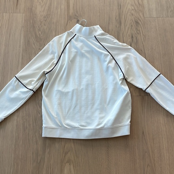 VINCE - Zip up tack jacket - two tone cream - XL - Picture 8 of 10